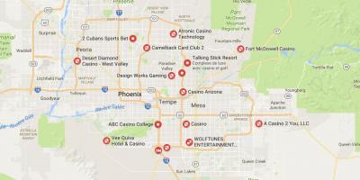 Zemljevid Phoenix casino