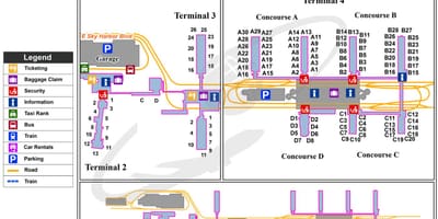 Phx terminal zemljevid